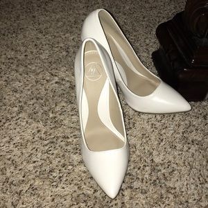 White pumps